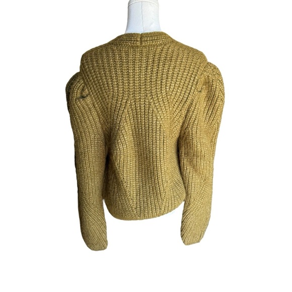Ulla Johnson - Greta Alpaca Wool Knit Cardigan Olive Tapenade Sz M - Picture 7 of 11